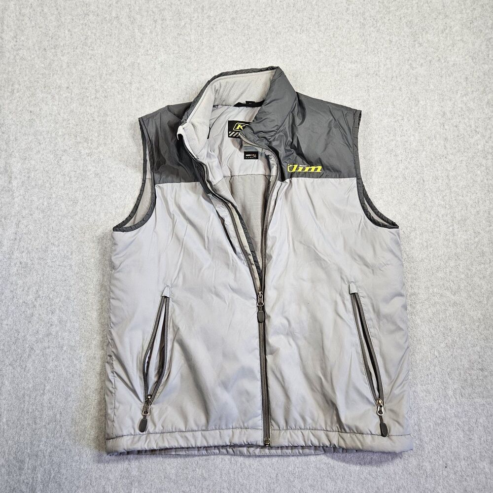 Klim Torque ThiInsulated Men’s Vest Packable Snowmobile Mid Layer Gray Large